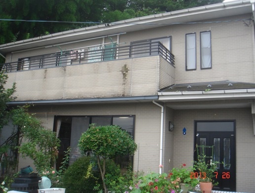 仙台市Ｅ様・屋根外壁塗装リフォーム施工前