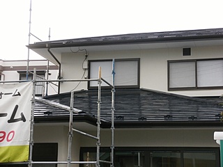 仙台　Ｗ様1　屋根外壁塗装　リフォーム前